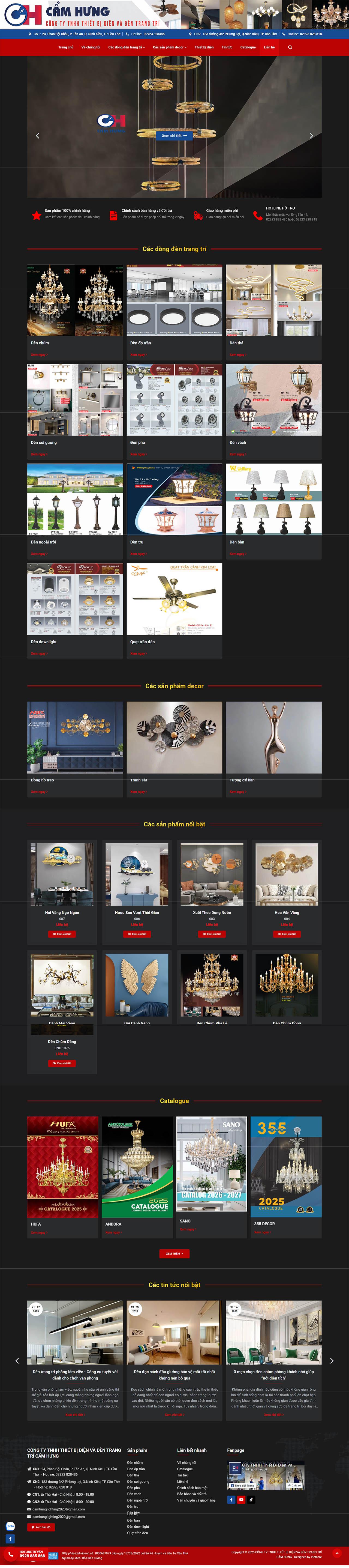 Cẩm Hưng - Thiết bị điện và đèn trang trí