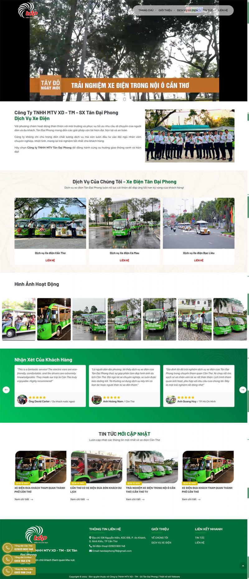 Xe điện Tân Đại Phong
