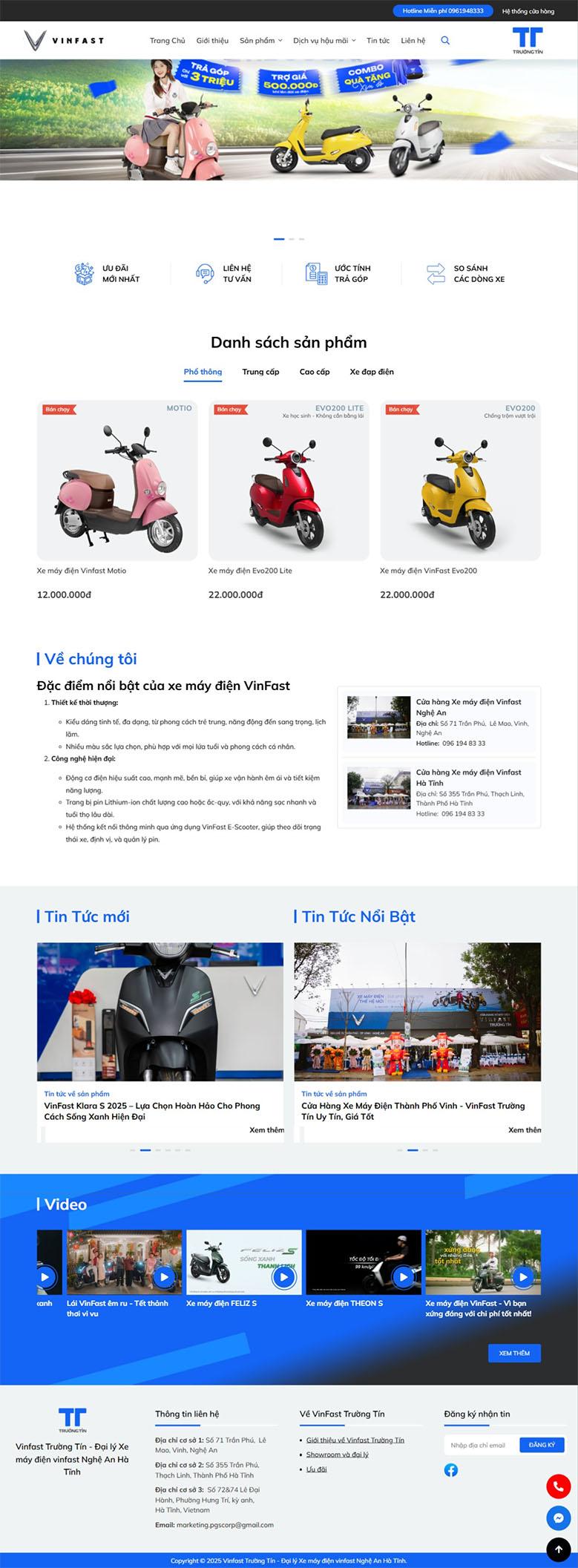 Xe Máy Điện Vinfast - Trường Tín