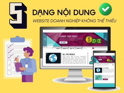 5 Dạng Nội Dung Website Doanh nghiệp Không Thể Thiếu (2025)